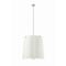 Z-Lite Weston Pendant, 6-Light, 24 In.W x 24 In.H, Brushed Nickel/Cream 3502P24-BN - alternate 7